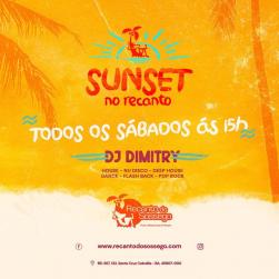 panfleto Sunset com DJ Dimitry