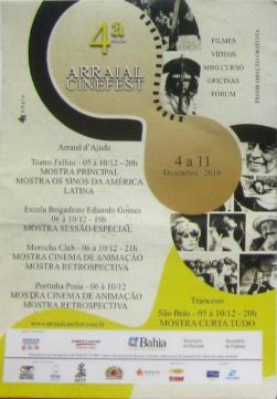 panfleto 4 Arraial Cine Fest