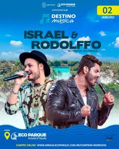 panfleto Destino Música - Israel & Rodolffo