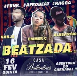 panfleto Beatzada - Abertura do Carnaval