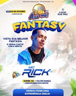 panfleto Festa Fantasy - MC Rick
