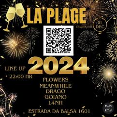 panfleto Réveillon La Plage 2024