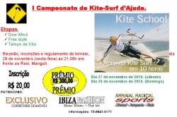 panfleto 1 Campeonato de Kitesurf d'Ajuda