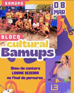 panfleto Bloco Cultural BAMUPS