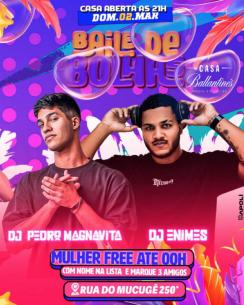 panfleto Baile de Bolhas