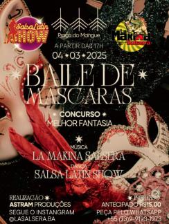 panfleto Baile de Mscaras