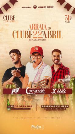 panfleto Arrai do Clube 22 de Abril
