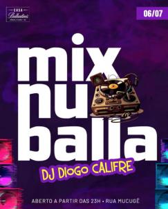 panfleto Dj Diogo Califre
