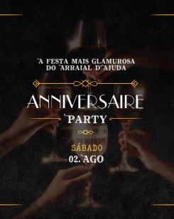 panfleto Anniversaire Party 4