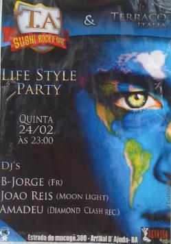 panfleto Life Style Party