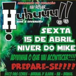 panfleto Aniversrio do Mike