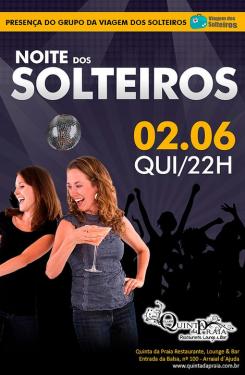 panfleto Noite dos Solteiros