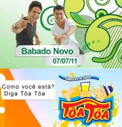 panfleto Babado Novo