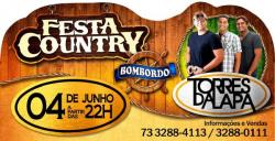 panfleto Festa Country