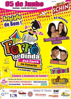 panfleto Forr da Dinda