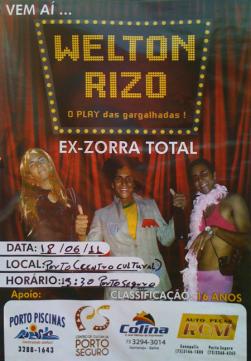 panfleto Welton Rizo (ex Zorra Total)