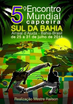 panfleto 5 Encontro Mundial de Capoeira Sul da Bahia