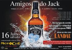 panfleto Festa 'Amigos do Jack' - Landau