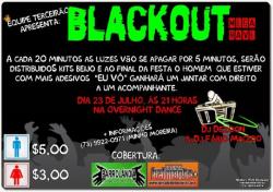 panfleto Blackout Mega Rave