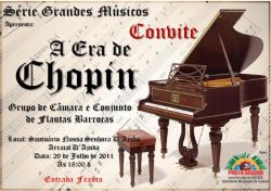 panfleto Srie Grandes Msicos 'A Era de Chopin'