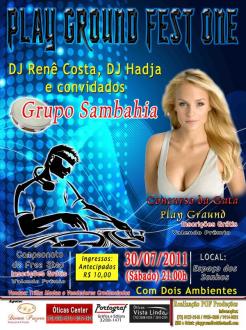 panfleto Play Ground Fest One