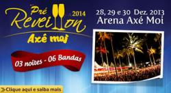 panfleto Pre-Reveillon Ax Moi 2014: Chiclete com Banana & Tomate