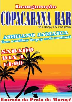 panfleto Inaugurao Copacabana Bar