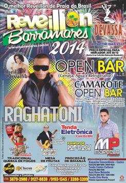 panfleto Reveillon Barramares c/ RAGHATONI