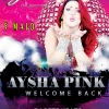 panfleto Welcome Back Aysha Pink