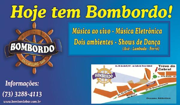Cartaz  - Bombordo - Av. 22 de abril, 151 - ao lado do trevo do Cabral, Sábado 2 de Maio de 2015