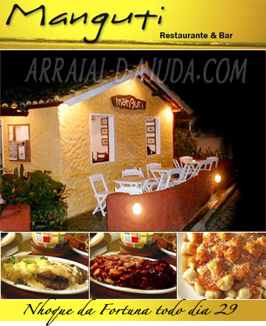 Cartaz  - Restaurante Manguti - Estrada do Mucug, 99, Quarta-feira 29 de Janeiro de 2020