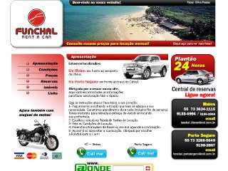 panfleto Funchal Rent a Car